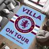 Aston Villa Logo Carpet Rug for Living Room Bedroom Home Sofa Decoration,Kids Play Nonslip Floor Mat