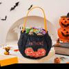 Gifts Pouch Halloween Candy Bag Cloth Stuffed Cotton Tote Bags Funny Pumpkin Candy Bucket  Gift