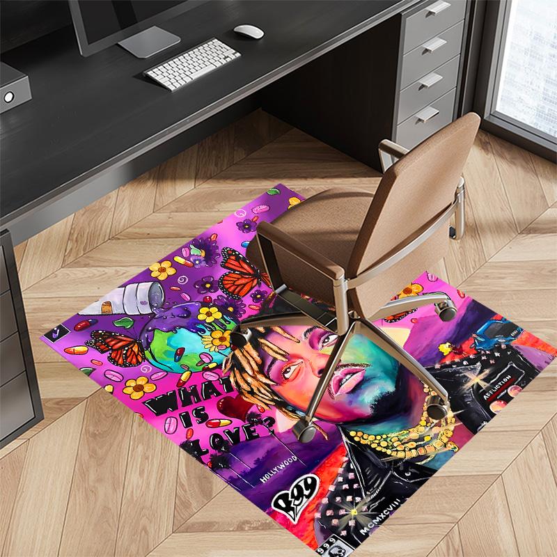 Juice WRLD Printed Absorbent Washable Carpet, Non-Slip Bathroom Mats, Kitchen Rugs, Yoga Mat,Living Room Entrance, Camping Picnic Rugs