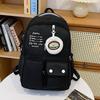 Korean Version of High School Students  Junior High School Students  Large Capacity Contrast Color Backpacks  Travel Backpacks