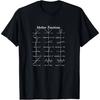 Classic Elementary Function Curve Graphic Loose Cotton T Shirt Math Teacher School Top