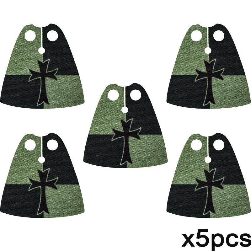 MOC Mittelalterliche Flagge Burg Serie Bausteine Figuren Zubehör Löwe Adler Altes Rom Burg Ritter Umhang Steine Spielzeug Geschenk