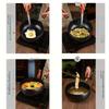 Home Mini Wok Stew Pot Iron Pan Flat Bottomed Pan Non Stick Pan Uncoated Milk Pot