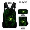 Classic Popular Classic Fireflies 3D Print 3pcs/Set pupil School Bags Laptop Daypack Backpack Inclined shoulder bag Pencil Case