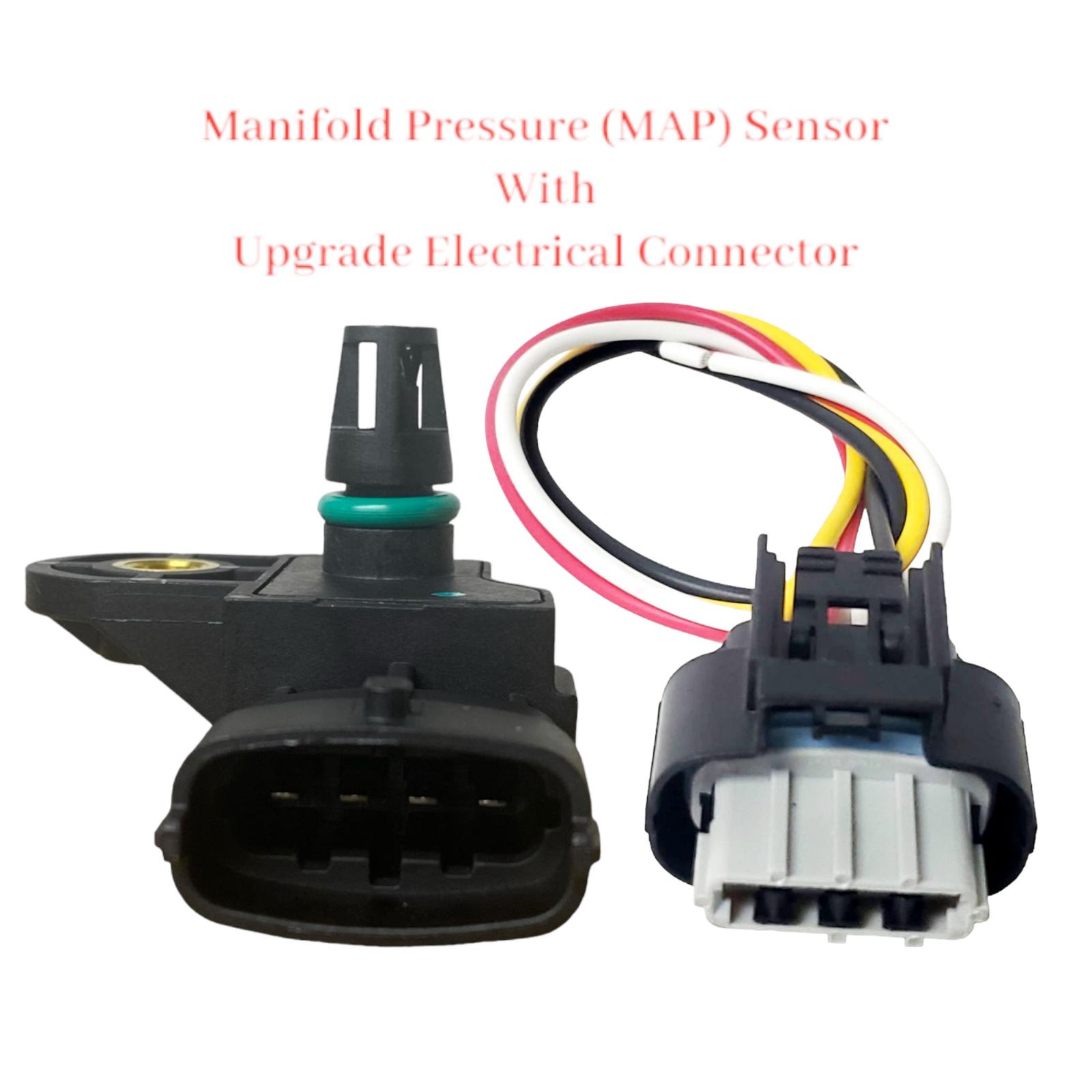 MAP Sensor Turbocharger Boost Sensor & Update connector Fits Ford 2011-