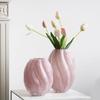 Vase en Verre Européen Minimaliste, Petite Pièce Maîtresse Créative de Luxe pour Table à Manger Salon, Support de Fleur Hydroponique