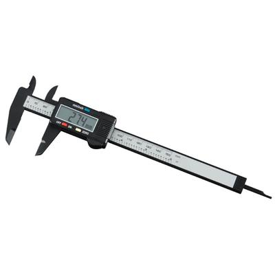 Electronic Digital Caliper Vernier Metric Imperial Unit Conversion Measuring Tool 0?150mm Black