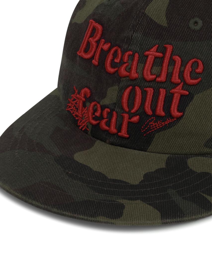 BROWNBREATH Stone Washing Camo Cap - Khaki