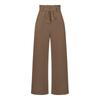 Pantaloni da abito da donna estivi da ufficio Pantaloni casual versatili a gamba larga con pantaloni a cintura