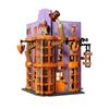 886pcs Station Building Self-locking Blocks Bricks Toys Gift Home Decor