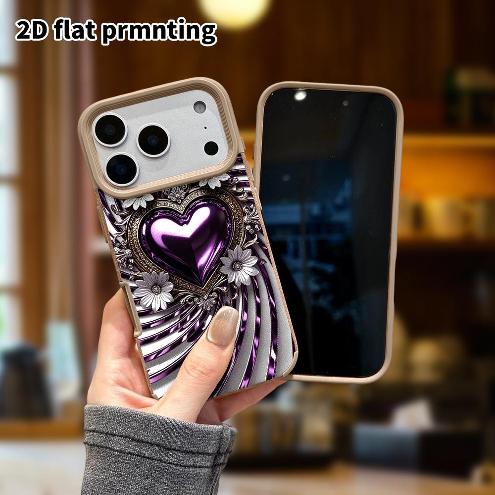 Phone Case: Lambskin 2D Flat Samsung Galaxy A34 A35 M05 M06 S20 S22 S21 FE Plus 5G Protective Case, Carved Heart, Christmas and Halloween Gift