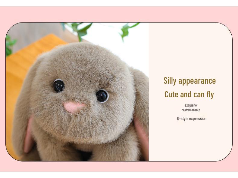 Fluffy Genuine AnTu Gongzai Little Rabbit Plush Toy Cushion