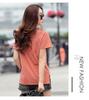 Plus Size Korean Style Printed Women's T-shirt Top