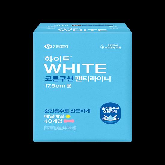 

Выберите 1 из 5 белых хлопковых подушечек/дезодорирующих прокладок (обычный/длинный) White Cotton Cushion Panty Liner Long 40P