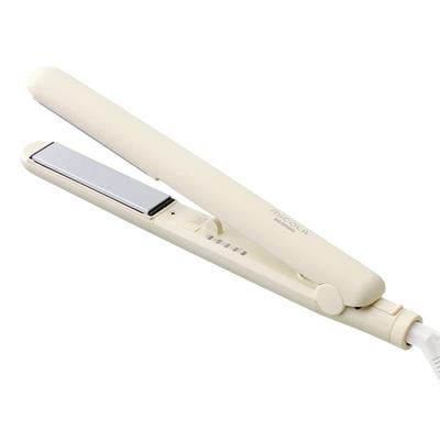 Up In 30 MiCOLA Ceramic Straight Iron Compatible with Overseas Countries Temperature Adjustable [Starts seconds/Lightweight] HIR-MS101-W