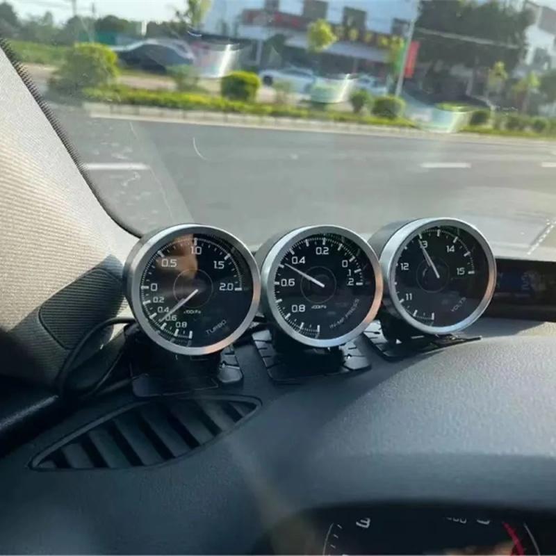 60mm Def Advance A1 Car Gauge with 7 Colors Turbo Boost Water / Oil Temp Oil pressure Vacuum Tacho RPM Voltage Meter