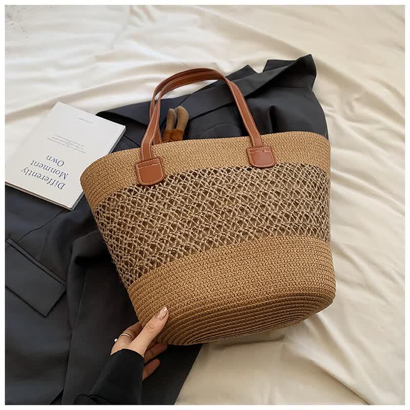 Straw Beach Shoulder Bag