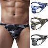 Men's Sexy Underwear Transparent  Shorts  Lip Print Underpants