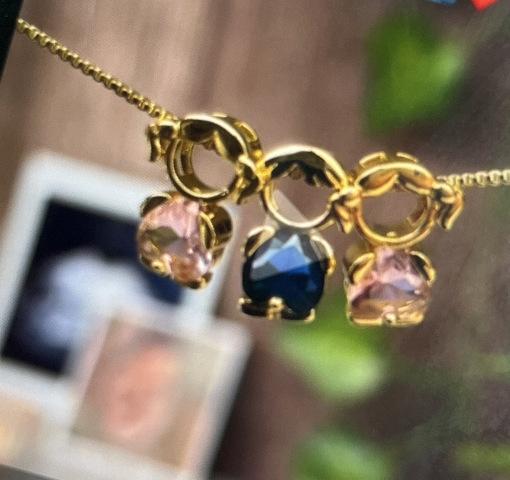 SongYi Dainty 18K Real Gold Plated Heart Necklace Copper Cubic Zirconia Love Pendant Minimalist Clavicle Chain Jewelry for Women