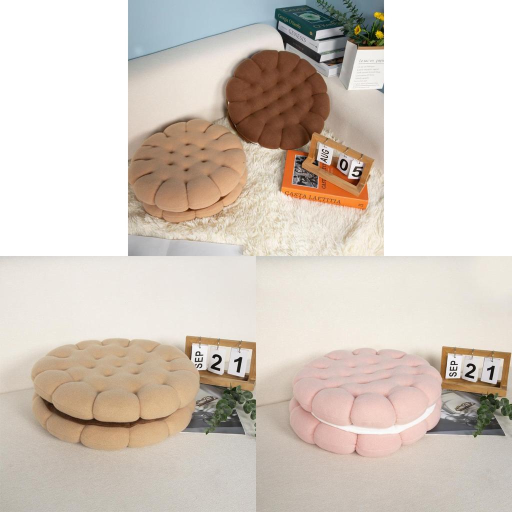 Modern Minimalist Plush Seat Cushion With Heartshaped Design For Living Room Comfort