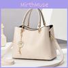 Elegant Faux Leather Bucket Bag For Women Stylish Commuter Tote With Chic Design