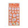 Sun-Star Stationery Nontan 50th Anniversary Flocked Sticker Soft Plush Texture Orange S8820589