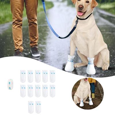 Disposable Dog Boots With Self Adjusting Bandages Suitable For Outdoor And Indoor Walks Dog Puppy Accessories Fast Shipping