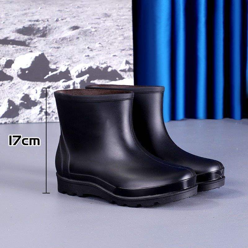 

Tall tube labor insurance extra large men s water shoes women s warm kitchen fishing waterproof velvet medium tube rain boots rain shoes rubber shoes 45