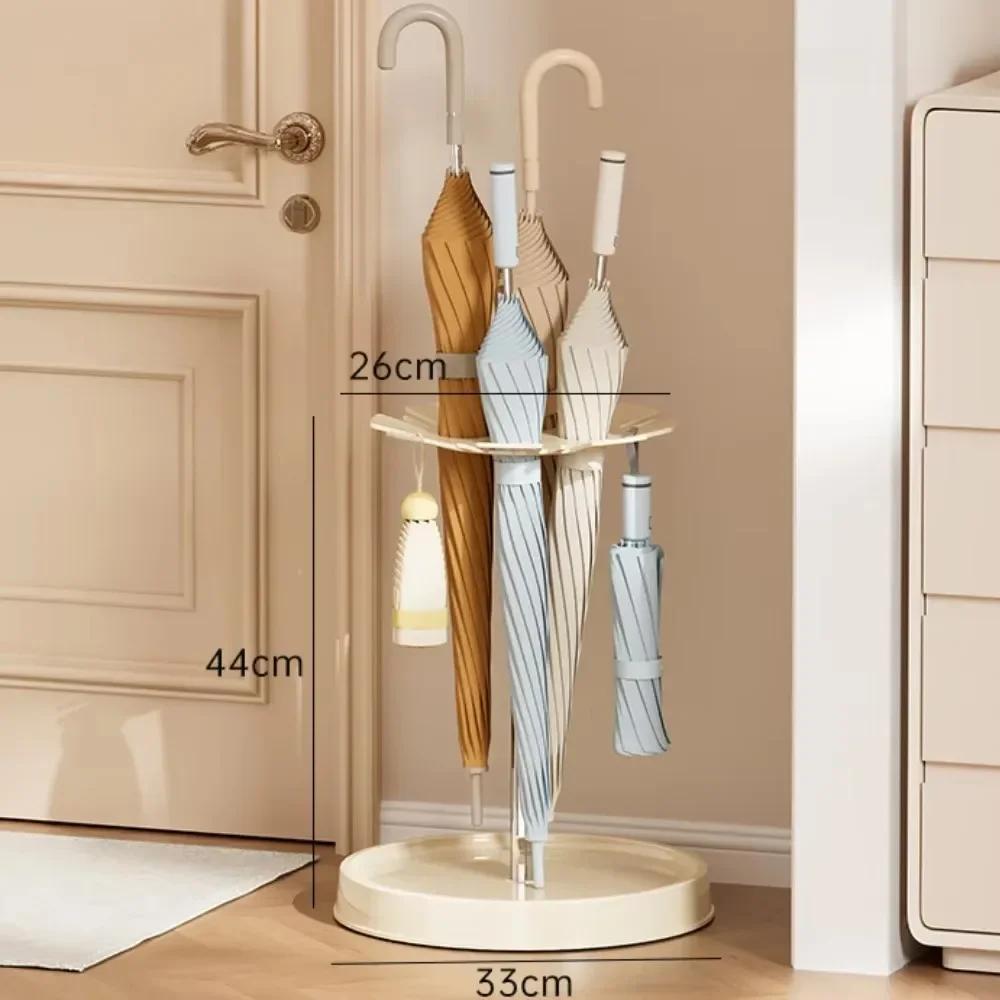 Umbrella Storage Rack Living Room Large Capacity Umbrellas Bucket Sturdy and Stable Behind Door Floor Type Rain Gear Shelves