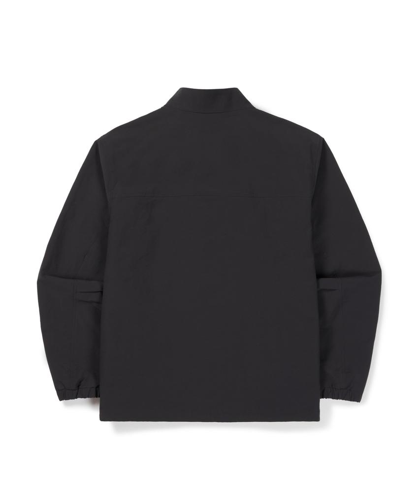 SNOWPEAK APPAREL Camp Dry Stand Neck Windbreaker (S26Fmfwb62) Dark Charcoal