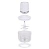 Hachoir électrique sans fil - LIVOO - 200 W - 2 vitesses - 1,2 L - 4 lames en acier - Blanc