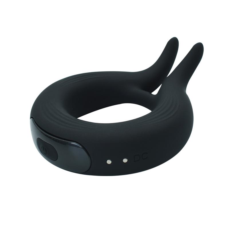 Silicone Penis Ring Vibrator 10 Modes Clitoris Stimulation Sex Toys for Man Delayed Ejaculation Sexy Goods for Male Adults