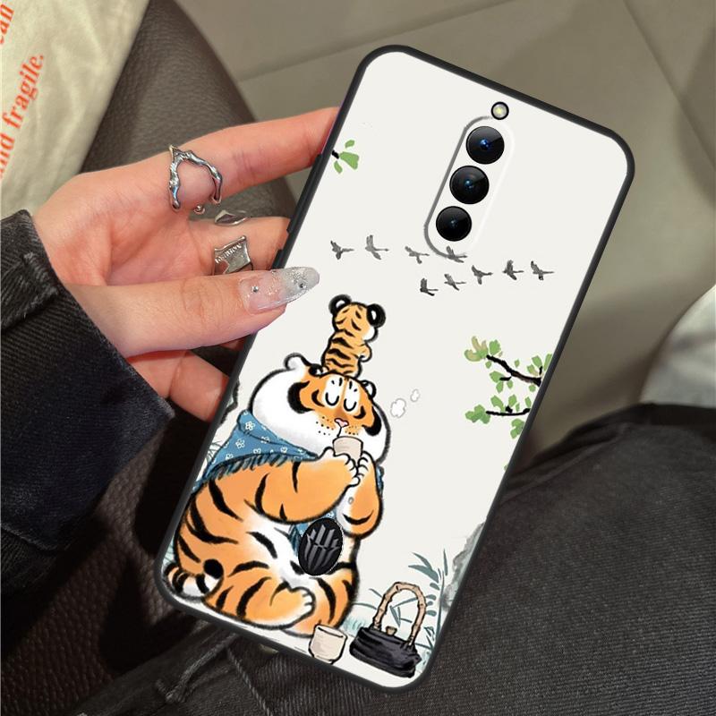 

Cartoon Fat Tiger Case For ZTE Nubia RedMagic 11 Air 8 9 10 8S 9S 10S Pro Plus 5G 5S 6 7 6S 7S Pro 10 Air Cover Red Magic 6