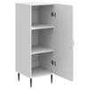 Sideboard High Gloss White 33 X 34.5 X 89.5 Cm Particleboard