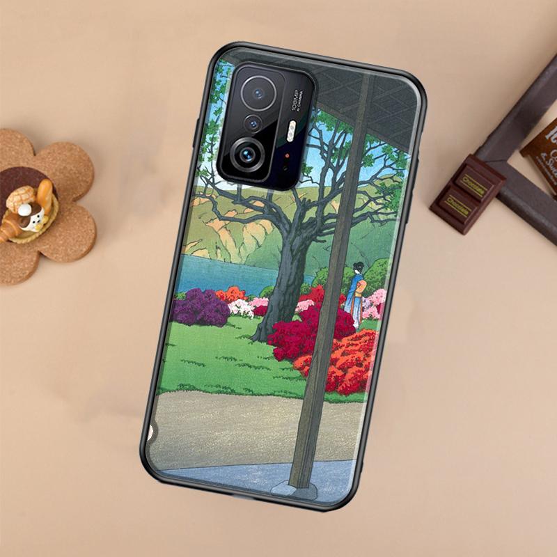 Japanese Ukiyoe Case For Xiaomi 14T 11T 12T 13T Pro 13 14 Ultra POCO X7 Pro X3 X5 F3 F5 F6 M6 X6 Pro Cover