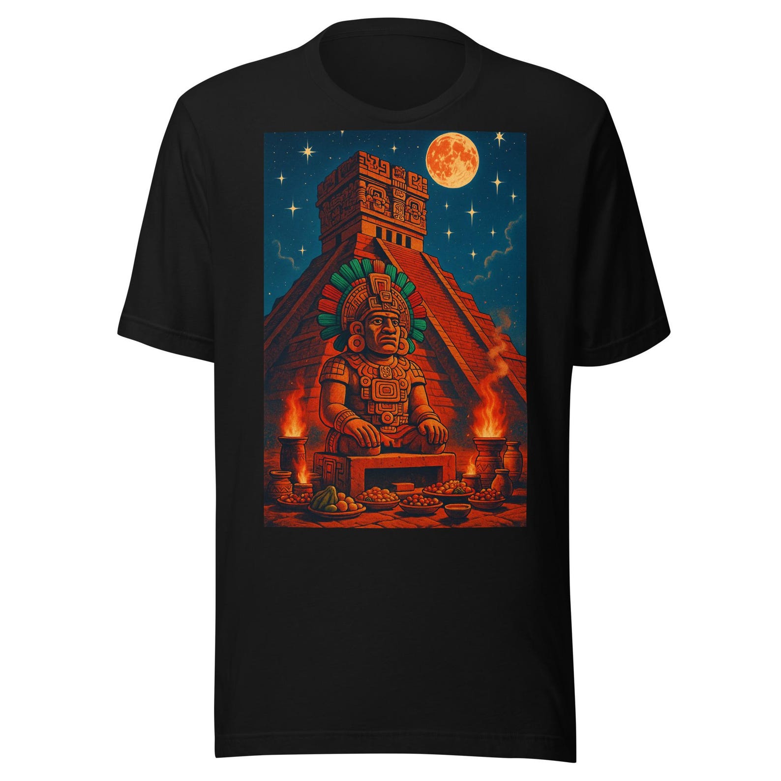 Aztec Pyramid Maya Azteca Unisex t-shirt S