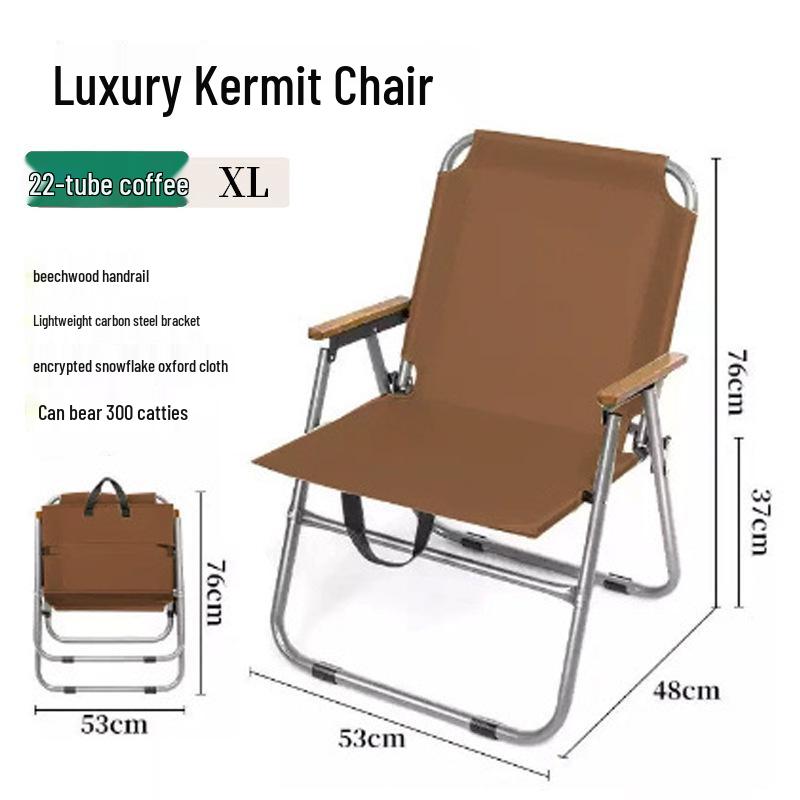 Kermit Outdoor Portable Aluminum Folding Camping & Fishing Chair