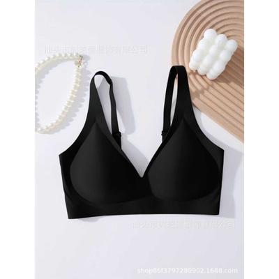 Nahtloser Glatter Drahtloser BH – Deep V Komfort Push Up Unsichtbare Lingerie