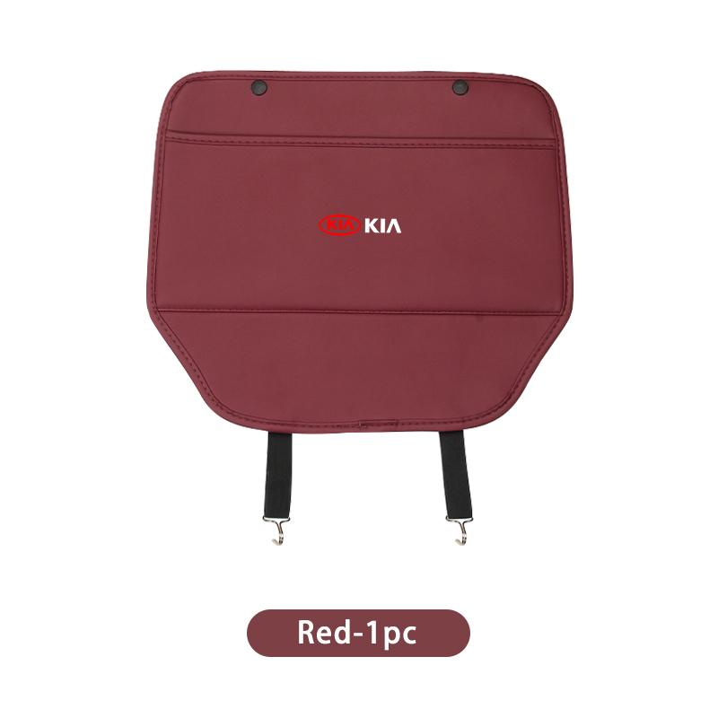 Car Logo Seat Back Protection Mat Prevent Anti Kick Pad Auto Accessories For KIA Cerato Soul Venga Forte Spectra Sedona Niro