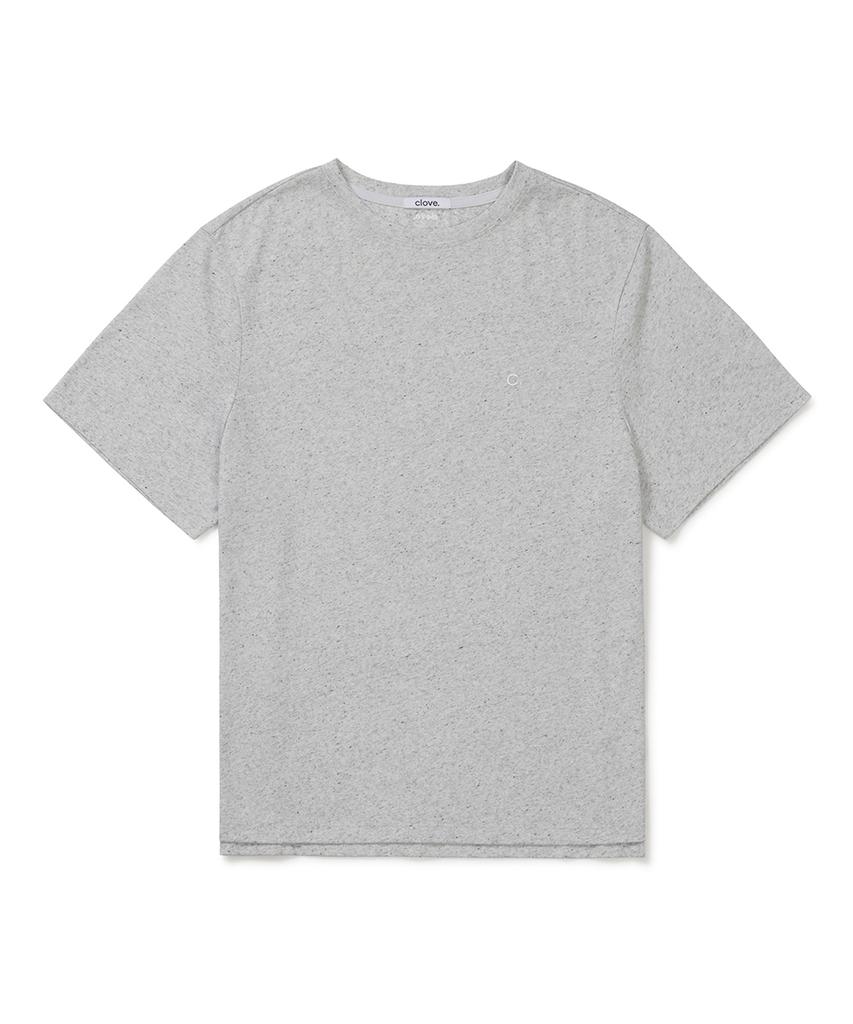 CLOVE [26Sm Clove] Clove Loose-Fit T-Shirt (Light Gray)