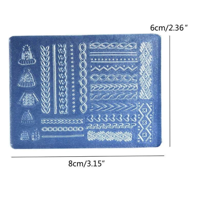 Silicone Nail Art Handicrafts Moulds DIY Nail Tools Accessories Nail Carving Molds Silicone Material for Nail Decoration