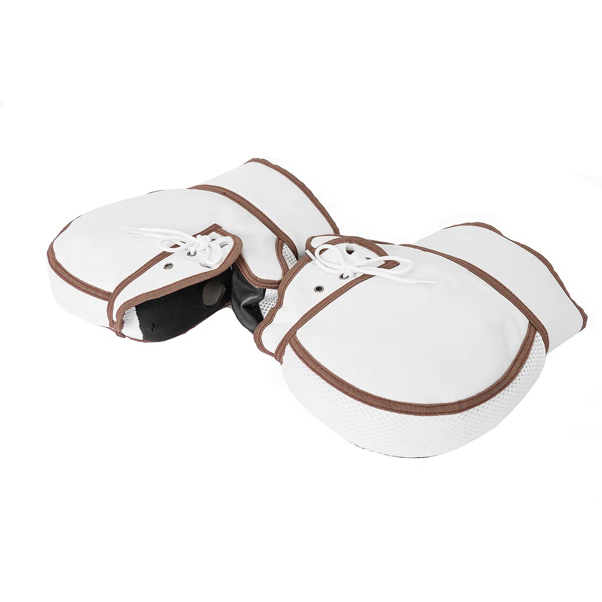 

Osaka Seni Shizai INFIMO Motorcycle Summer Handlebar Cover UV Mesh Type with Breathable SHC-03, Protection! Mesh, White/Brown (IMA94403)