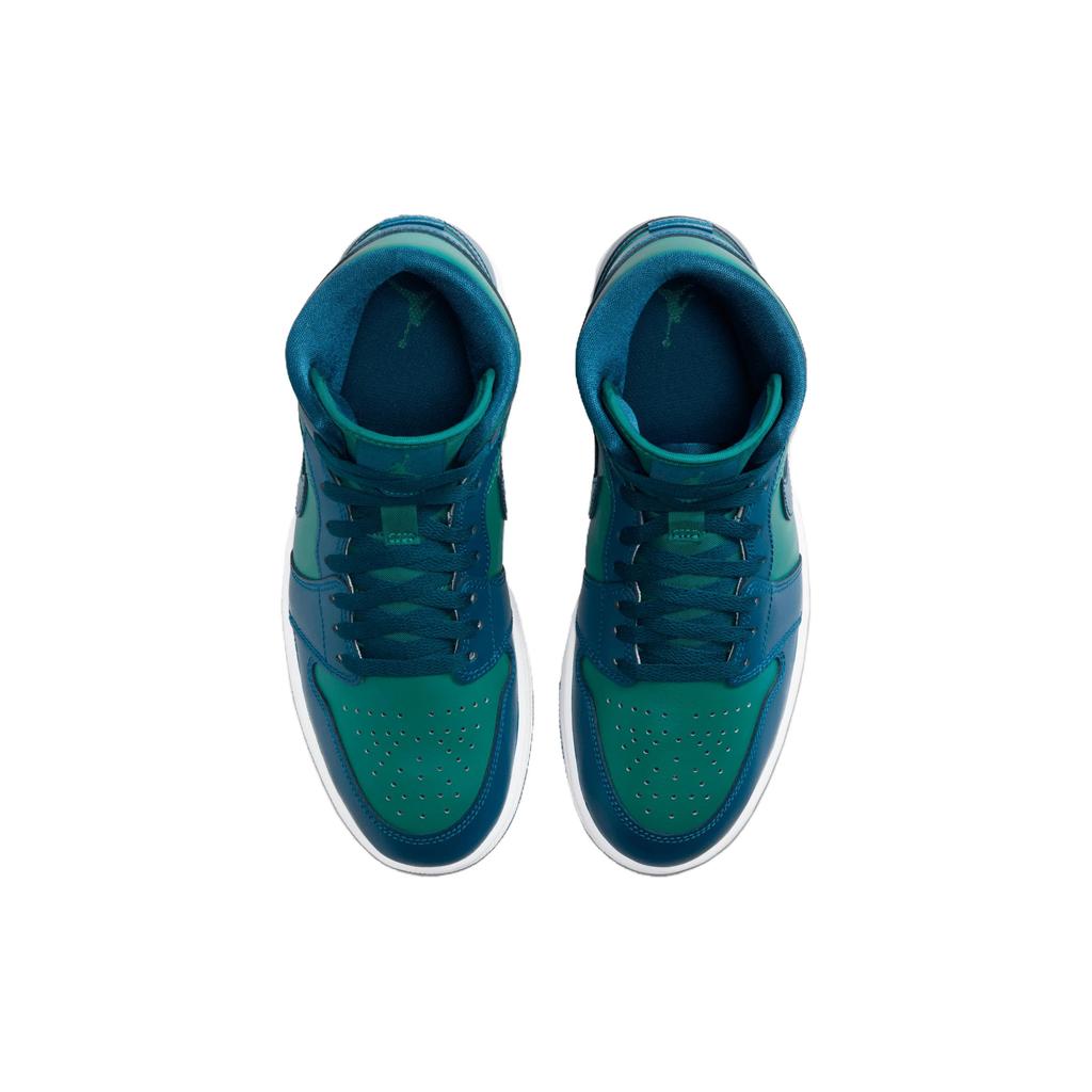 New Jordan 1 Mid Teal French Blue Women's BQ6472-301