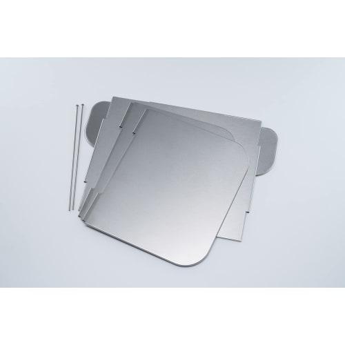 Oaks Raye Compact 4-Sided Range Guard, Silver