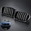 Glossy Black Front Kidney Grille Single & Double Slat Racing Grill for BMW G01 X3 G02 X4 Pre-Facelift 2017-2022 Direct