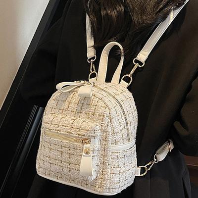 Niche Handbag Women's 2025 New Fashion and Lightweight Travel Backpack To Work Commuter Mini Schoolbag