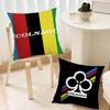 Racing C-Colnagos Bicycle Logo Cushion Cover Living Room Headboard Office Cushion Bedroom Cushion Sofa Nap Time Pillow Case