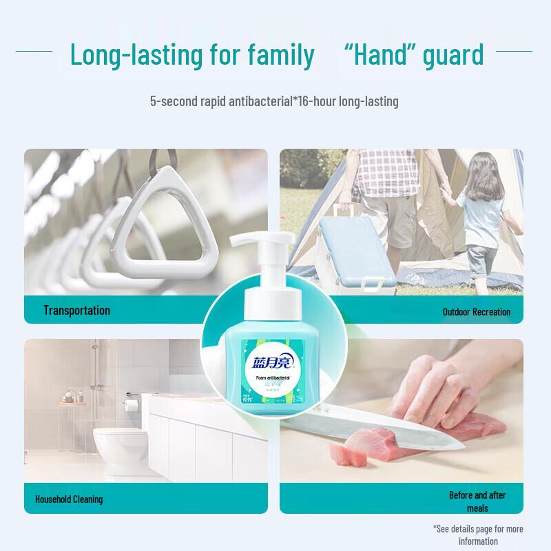 Blue Moon Fresh Fruit Mint Foam Antibacterial Hand Soap