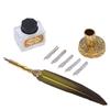 Feather Pen Fluent Comfortable Writing Vintage Elegance Exquisite Workmanship Quill Feather Pen for