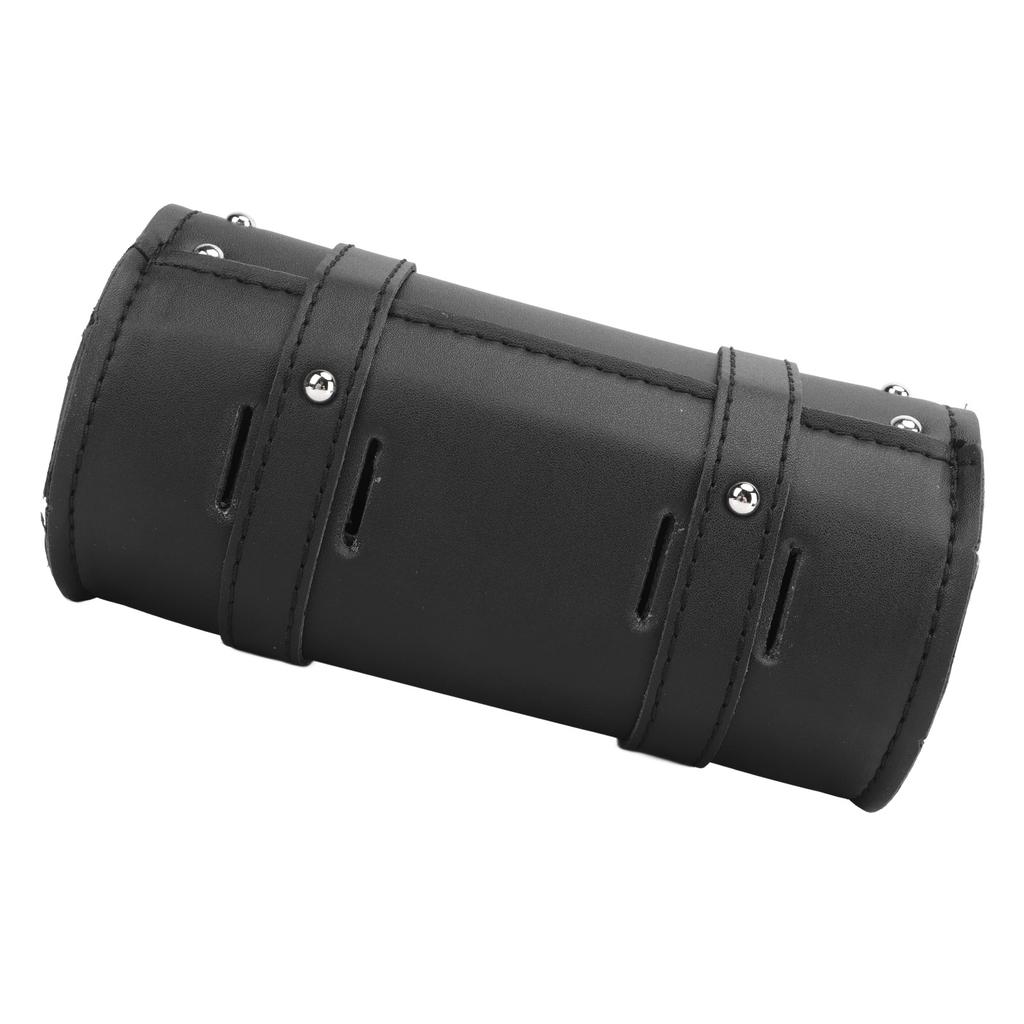 1Pcs Motorcycle Tool Bag Black 2 Strap Buckle Closure Tool Waterproof Wear Resistant Multifunctional for Motorbike